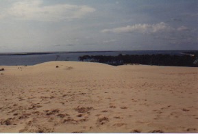 Vues sur le Bassin depuis le haut de la Dune du Pilat